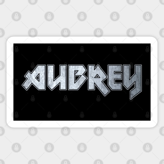 Heavy metal Aubrey Sticker by KubikoBakhar